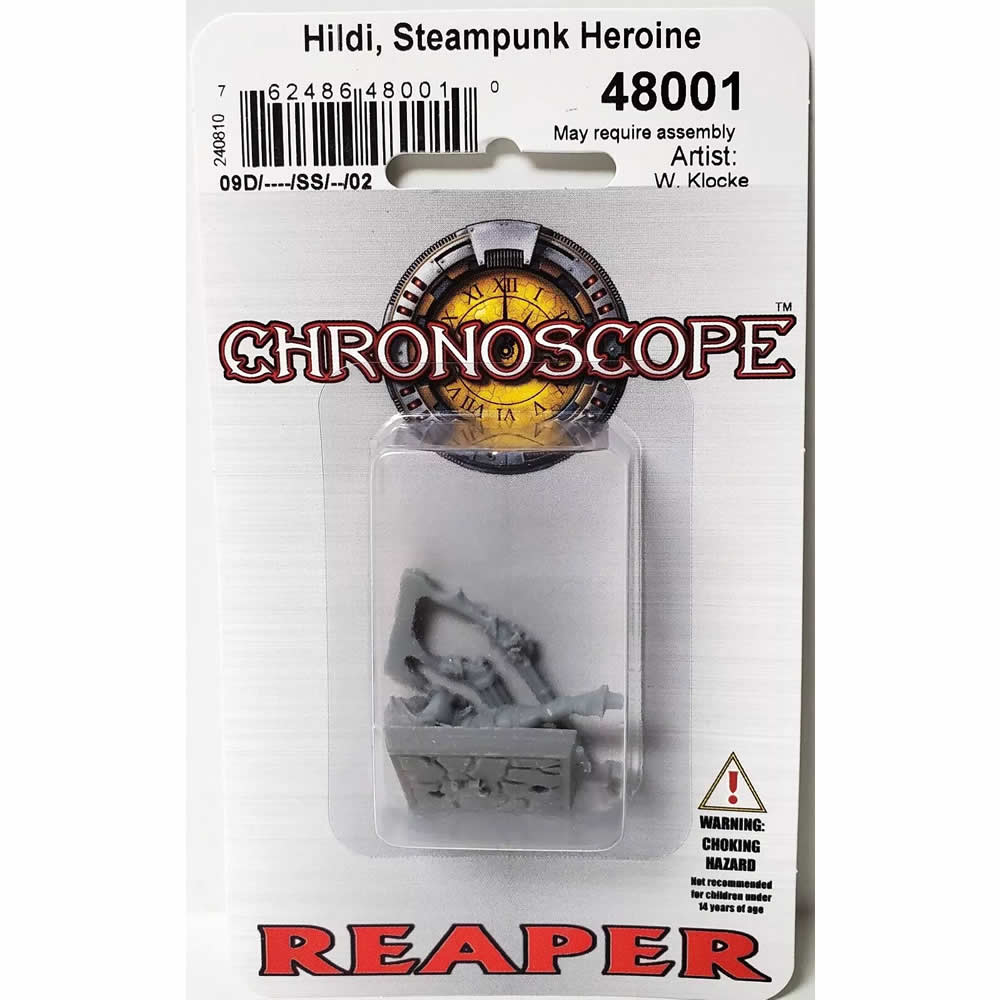 RPR48001 Hildi Steampunk Heroine Freebooter Miniature 25mm Heroic Scale Figure Chronoscope (ONLINE ORDER ONLY)