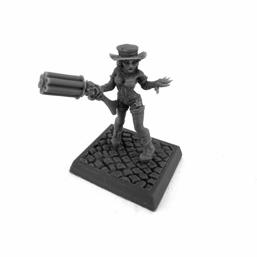 RPR48003 Dixie Dynamite Steampunk Cowgirl Freebooter Miniature 25mm Heroic Scale Figure Chronoscope (ONLINE ORDER ONLY)
