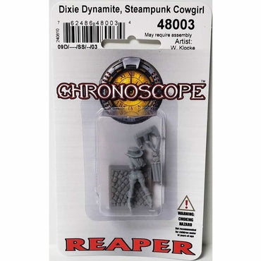 RPR48003 Dixie Dynamite Steampunk Cowgirl Freebooter Miniature 25mm Heroic Scale Figure Chronoscope (ONLINE ORDER ONLY)