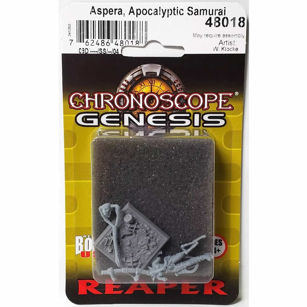 RPR48018 Aspera Apocalyptic Samurai Miniature 25mm Heroic Scale Figure Chronoscope (ONLINE ORDER ONLY)