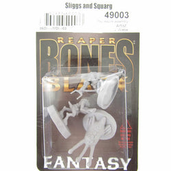 RPR49003 Sliggs and Squarg Aliens Miniature 25mm Heroic Scale Bones Black (ONLINE ORDER ONLY)