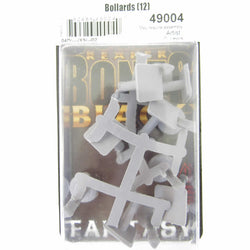 RPR49004 Bollards Short Post Miniature 25mm Heroic Scale Bones Black (ONLINE ORDER ONLY)