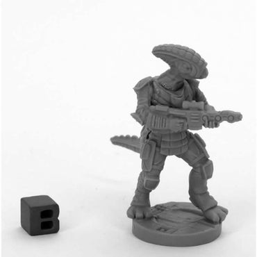 RPR49005 Bloodcrest Sharpshooter Miniature 25mm Heroic Scale Bones Black (ONLINE ORDER ONLY)