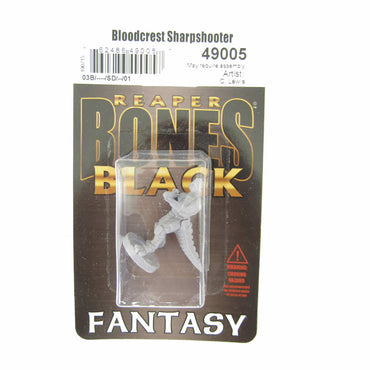 RPR49005 Bloodcrest Sharpshooter Miniature 25mm Heroic Scale Bones Black (ONLINE ORDER ONLY)