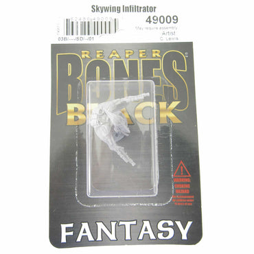 RPR49009 Skywing Infiltrator Miniature 25mm Heroic Scale Bones Black (ONLINE ORDER ONLY)