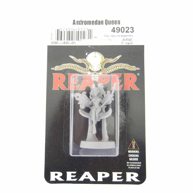 RPR49023 Andromedan Queen Miniature 25mm Heroic Scale Figure Bones Black (ONLINE ORDER ONLY)