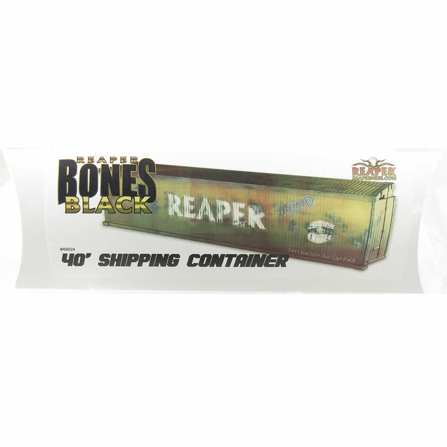 RPR49024 40 Ft Container Miniature 25mm Heroic Scale Figure Bones Black Reaper Miniatures (ONLINE ORDER ONLY)