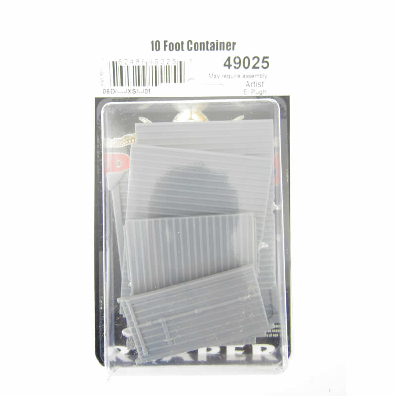 RPR49025 10ft Container Miniature 25mm Heroic Scale Figure Bones Black (ONLINE ORDER ONLY)