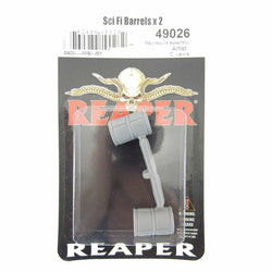 RPR49026 Sci Fi Barrels Miniature 25mm Heroic Scale Figure Bones Black (ONLINE ORDER ONLY)