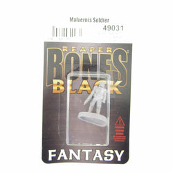 RPR49031 Malvernis Soldier Miniature 25mm Heroic Scale Figure Bones Black (ONLINE ORDER ONLY)