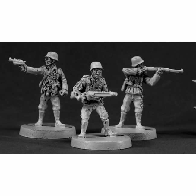 RPR50020 Zombie German Soldiers Miniature 25mm Heroic Scale (ONLINE ORDER ONLY)