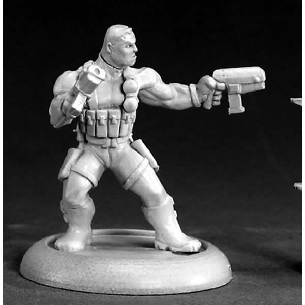 RPR50044 Frank Russo Mercenary Hero Miniature 25mm Heroic Scale (ONLINE ORDER ONLY)