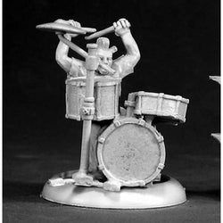 RPR50070 Toad Punk Rock Drummer Miniature 25mm Heroic Scale (ONLINE ORDER ONLY)