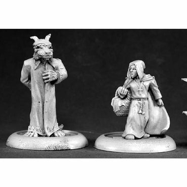 RPR50073 Red Riding Hood and Big Bad Wolf Miniature 25mm Heroic Scale (ONLINE ORDER ONLY)