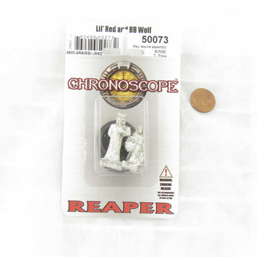 RPR50073 Red Riding Hood and Big Bad Wolf Miniature 25mm Heroic Scale (ONLINE ORDER ONLY)