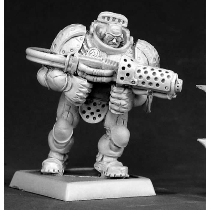 RPR50078 Blackstar Privateer with Flamethrower Miniature 25mm Heroic Scale (ONLINE ORDER ONLY)