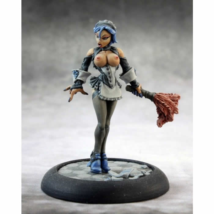 RPR50084 Brigitte Naughty French Maid Miniature 25mm Heroic Scale (ONLINE ORDER ONLY)