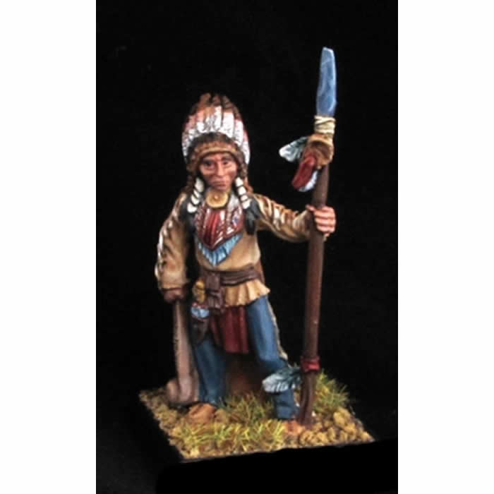 RPR50113 Native American Chieftain Miniature 25mm Heroic Scale (ONLINE ORDER ONLY)