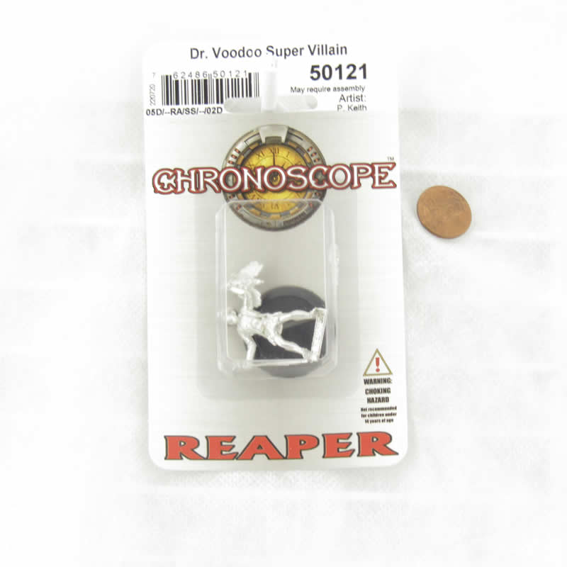 RPR50121 Dr VooDoo Super Villain Miniature 25mm Heroic Scale (ONLINE ORDER ONLY)