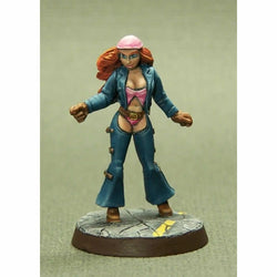 RPR50163 Peaches Biker Girl Miniature 25mm Heroic Scale Chronoscope (ONLINE ORDER ONLY)