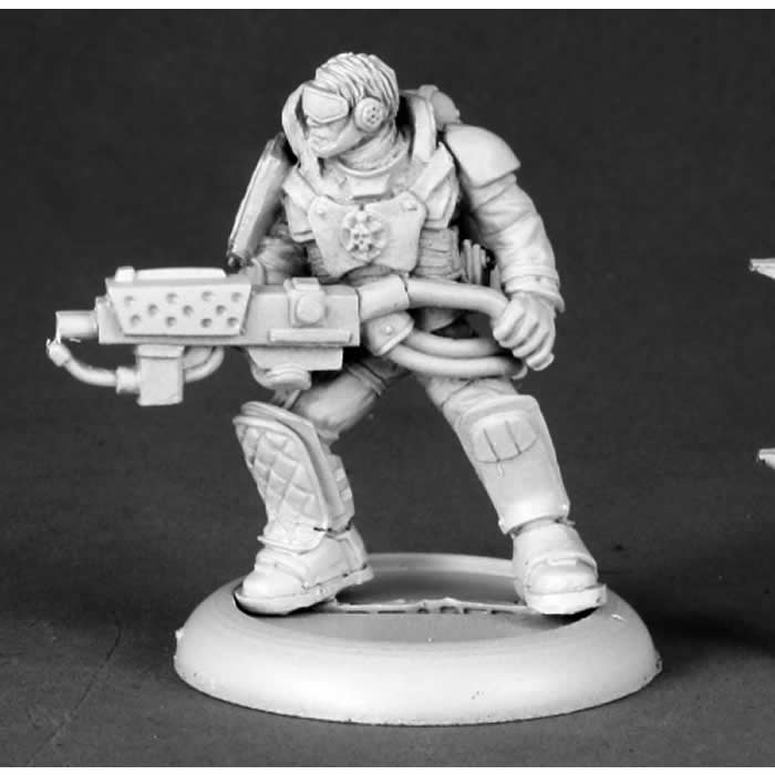 RPR50175 Torch McHugh IMEF Flame Thrower Miniature 25mm Heroic Scale (ONLINE ORDER ONLY)