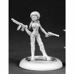 RPR50194 Cleo Greene Mod Heroine Miniature 25mm Heroic Scale (ONLINE ORDER ONLY)