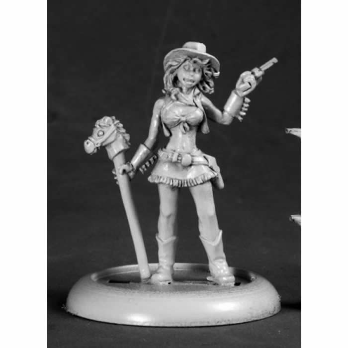 RPR50216 Sheila Silver Cowgirl Miniature 25mm Heroic Scale Chronoscope (ONLINE ORDER ONLY)