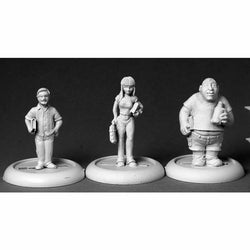 RPR50231 Townsfolk Three Geeks Miniature 25mm Heroic Scale (ONLINE ORDER ONLY)