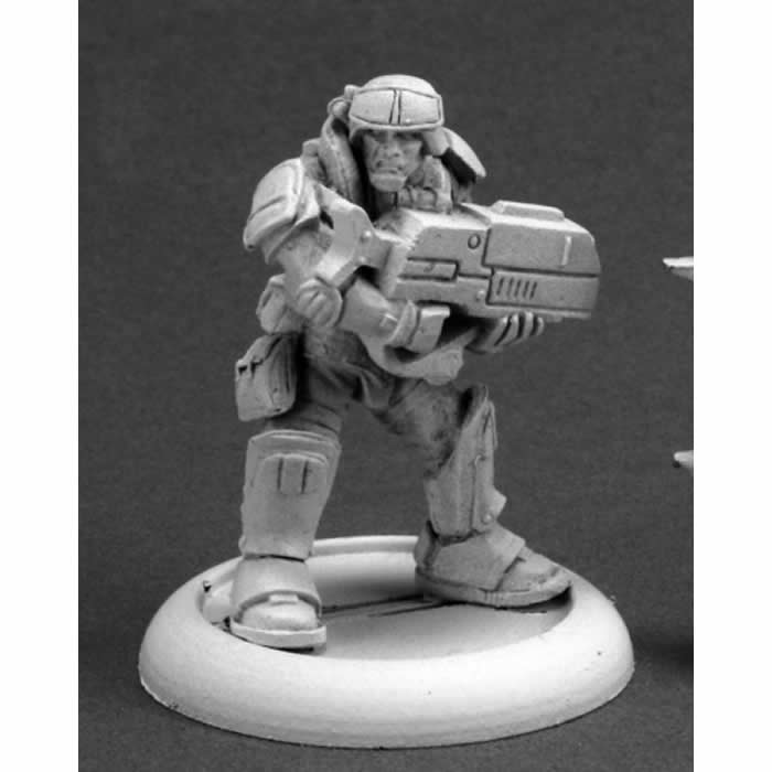 RPR50254 Jazz Jenkins IMEF Marine Miniature 25mm Heroic Scale (ONLINE ORDER ONLY)