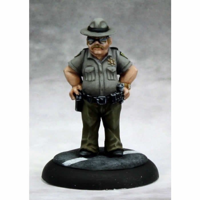 RPR50256 Joe Don Mitchell Sheriff Miniature 25mm Heroic Scale (ONLINE ORDER ONLY)