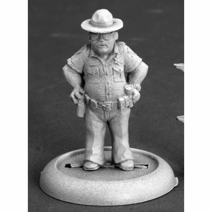 RPR50256 Joe Don Mitchell Sheriff Miniature 25mm Heroic Scale (ONLINE ORDER ONLY)