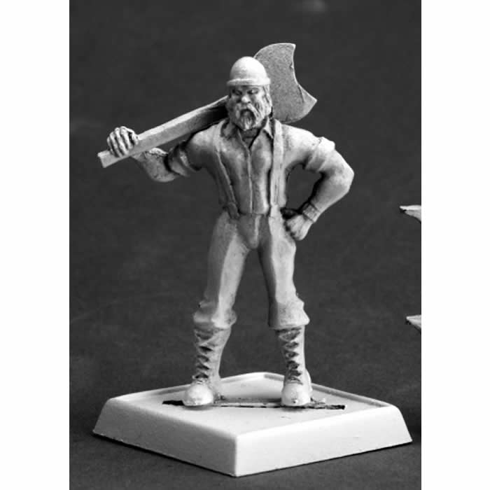 RPR50268 Bill Foster Lumberjack Miniature 25mm Heroic Scale Chronoscope Series Reaper Miniatures (ONLINE ORDER ONLY)