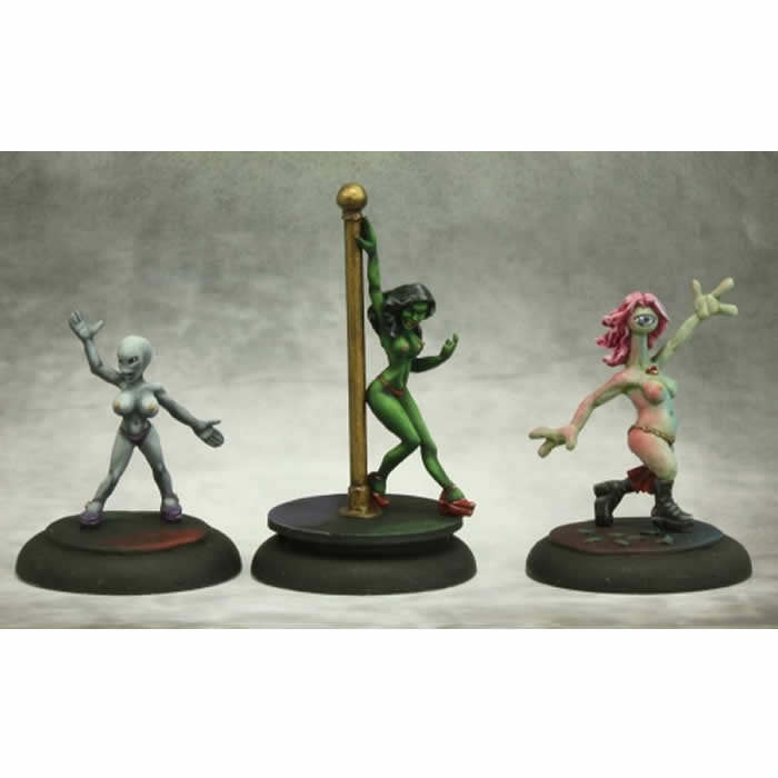 RPR50270 Alien Exotic Dancers Miniature 25mm Heroic Scale Chronoscope Series Reaper Miniatures (ONLINE ORDER ONLY)