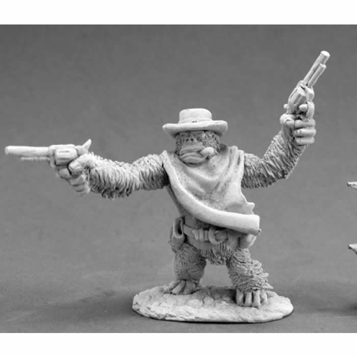 RPR50318 Cactus Joe Gorilla Gunslinger Miniature 25mm Heroic Scale (ONLINE ORDER ONLY)