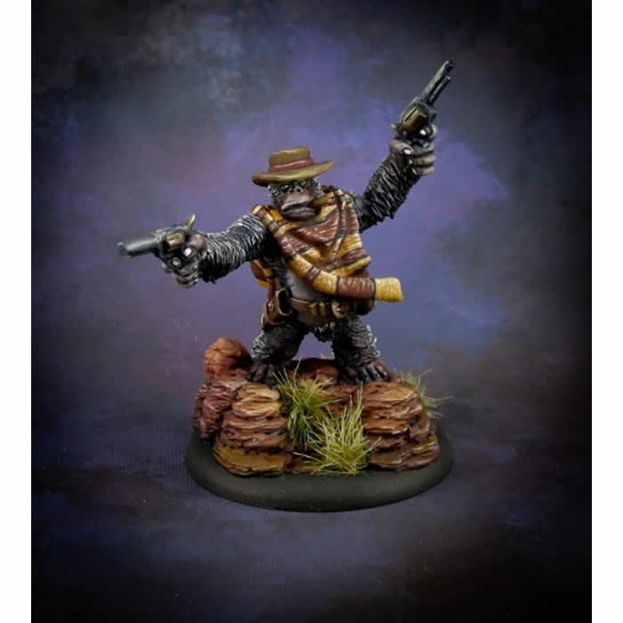 RPR50318 Cactus Joe Gorilla Gunslinger Miniature 25mm Heroic Scale (ONLINE ORDER ONLY)
