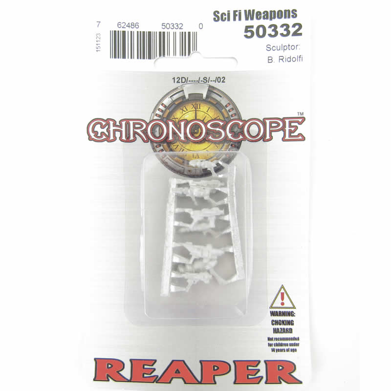 RPR50332 Retro Science Fiction Weapons Miniature 25mm Heroic Scale (ONLINE ORDER ONLY)