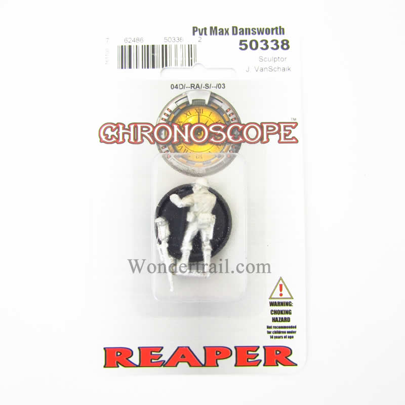 RPR50338 PFC Max Dansworth Miniature 25mm Heroic Scale Chronoscope (ONLINE ORDER ONLY)