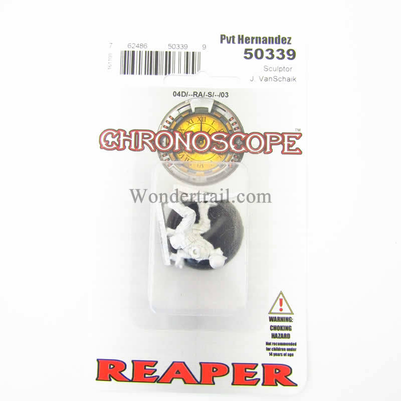 RPR50339 PFC Tim Hernandez Miniature 25mm Heroic Scale Chronoscope (ONLINE ORDER ONLY)