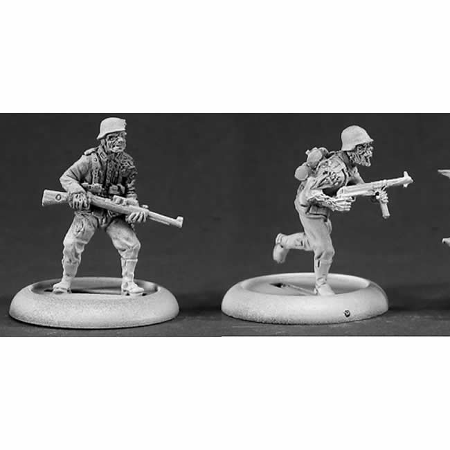 RPR50340 Zombie Nazi Soldiers Miniature 25mm Heroic Scale Chronoscope (ONLINE ORDER ONLY)