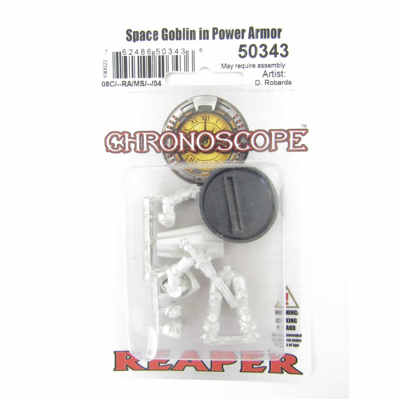 RPR50343 Space Goblin In Power Armor Miniature 25mm Heroic Scale (ONLINE ORDER ONLY)