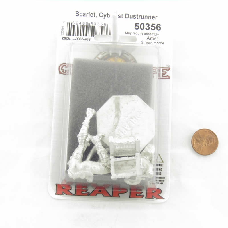 RPR50356 Scarlet Cyberist Dustrunner (75mm Scale) Miniature Chronoscope (ONLINE ORDER ONLY)