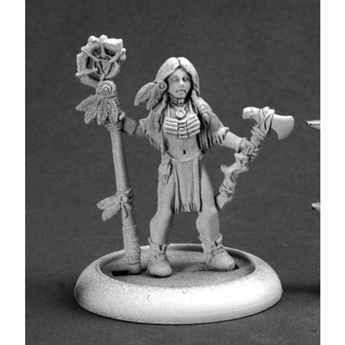 RPR59010 Female Indian Shaman Miniature 25mm Heroic Scale (ONLINE ORDER ONLY)