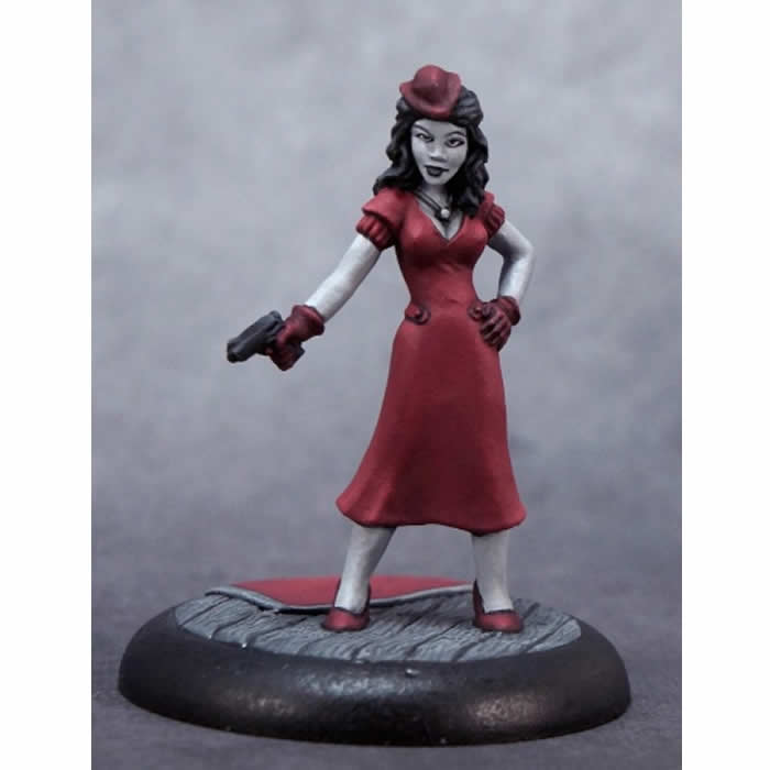 RPR59037 Femme Fatale Spy Deadlands Noir Miniature 25mm Heroic Scale (ONLINE ORDER ONLY)