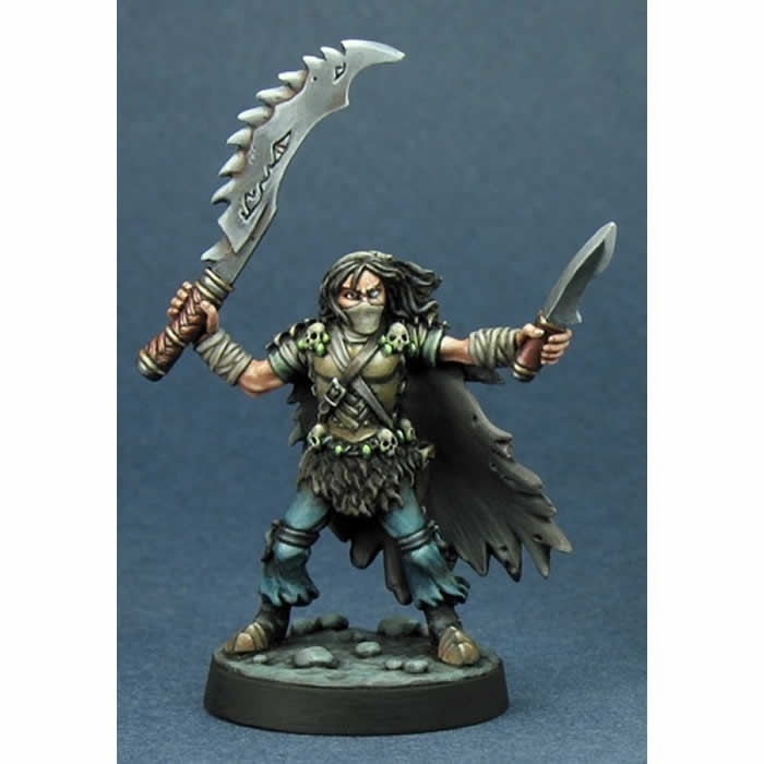 RPR60026 The Scribbler Male Barbarian Miniature 25mm Heroic Scale (ONLINE ORDER ONLY)