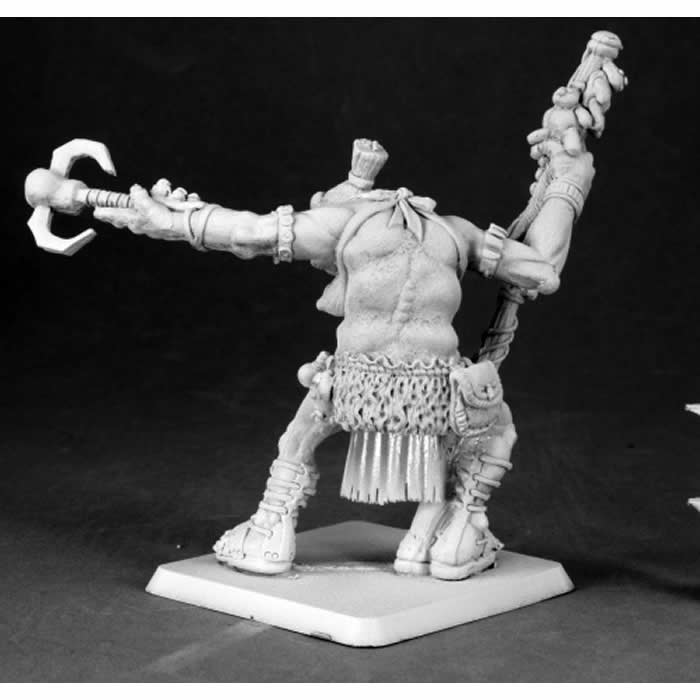 RPR60027 Dorella Kreeg Ogre Shaman Miniature 25mm Heroic Scale (ONLINE ORDER ONLY)