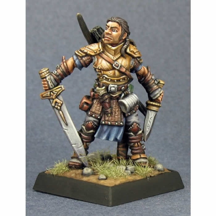 RPR60035 Valeros Male Iconic Fighter Miniature 25mm Heroic Scale (ONLINE ORDER ONLY)