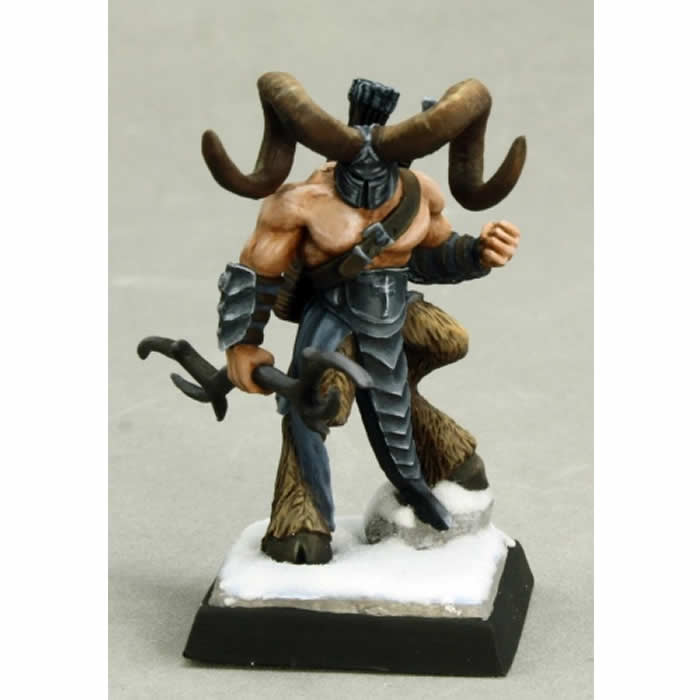 RPR60100 The Horned Hunter Monster Miniatures 25mm Heroic Scale (ONLINE ORDER ONLY)