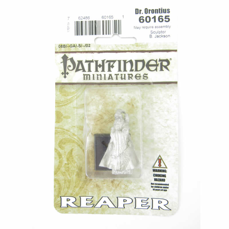 RPR60165 Dr Orontius Wizard Miniatures 25mm Heroic Scale Pathfinder (ONLINE ORDER ONLY)