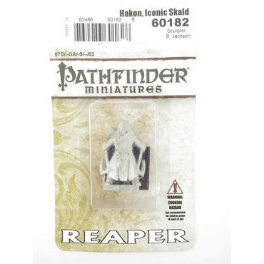 RPR60182 Hakon Iconic Skald Miniatures 25mm Heroic Scale Pathfinder (ONLINE ORDER ONLY)