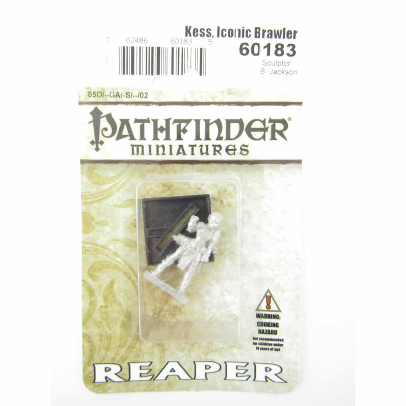 RPR60183 Kess Iconic Brawler Miniatures 25mm Heroic Scale Pathfinder (ONLINE ORDER ONLY)